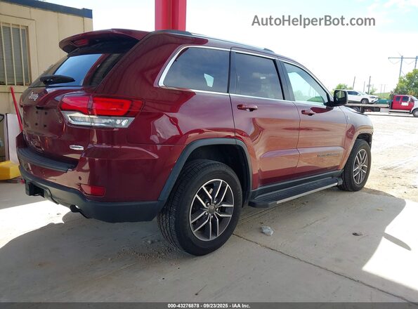 1C4RJFAGXLC254403 2020 JEEP GRAND CHEROKEE Burgundy Trasero derecho