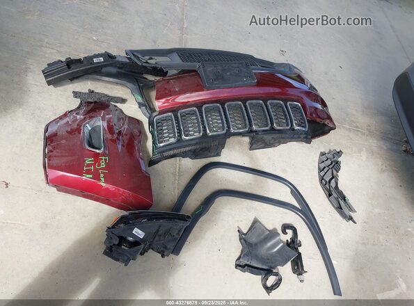 1C4RJFAGXLC254403 2020 JEEP GRAND CHEROKEE Burgundy Vista del cuadro de instrumentos