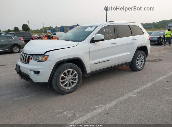 1C4RJFAGXMC516048 2021 JEEP GRAND CHEROKEE White Передня ліва чверть