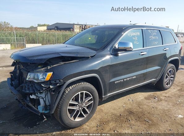 1C4RJFBG2MC594077 2021 JEEP GRAND CHEROKEE Black Առջևի ձախ երեք քառորդ տեսարան