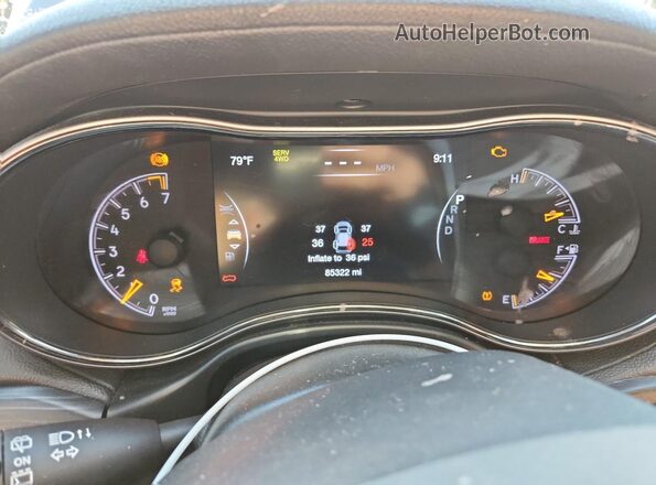1C4RJFBG4LC292496 2020 JEEP GRAND Gray Սարքավորումների վահանակի տեսք