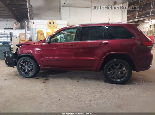 1C4RJFBG4MC726370 2021 JEEP GRAND CHEROKEE Red Սալոնի 360 աստիճան տեսք