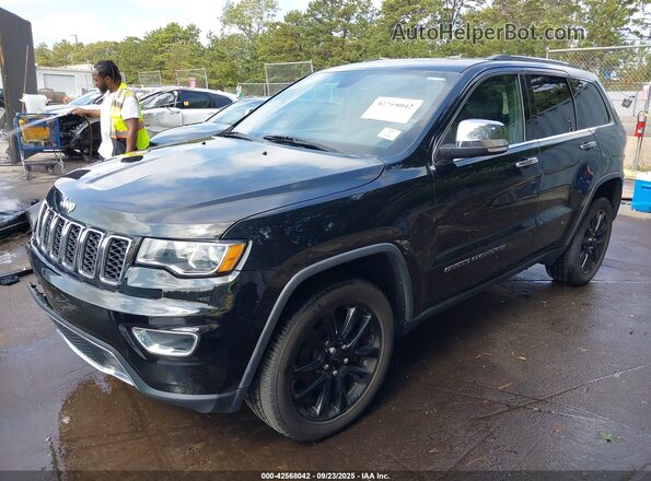 1C4RJFBG5JC251453 2018 JEEP GRAND CHEROKEE Black წინა მარცხენა ხედი სამი მეოთხედიდან