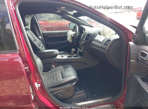 1C4RJFBG6LC207366 2020 JEEP GRAND CHEROKEE Red წინა სალონის ხედი