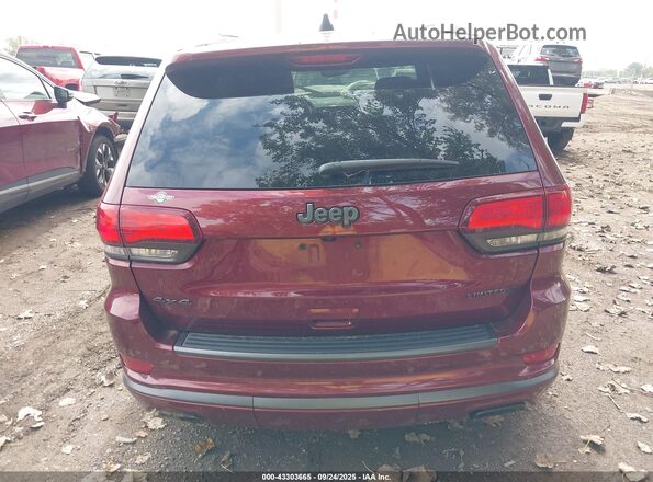 1C4RJFBG6LC207366 2020 JEEP GRAND CHEROKEE Red 