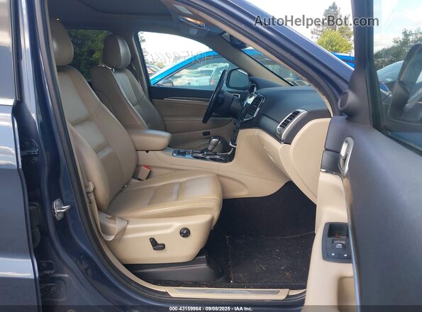 1C4RJFBG6MC766899 2021 JEEP GRAND CHEROKEE Синий Вид салона спереди