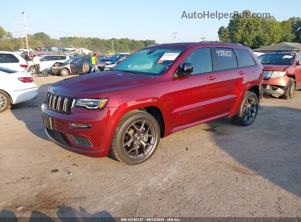 1C4RJFBG9LC239146 2020 JEEP GRAND CHEROKEE Red წინა მარცხენა ხედი სამი მეოთხედიდან
