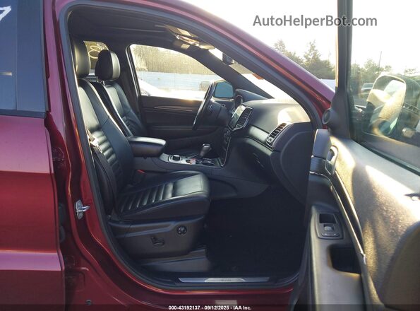 1C4RJFBG9LC239146 2020 JEEP GRAND CHEROKEE Red წინა სალონის ხედი