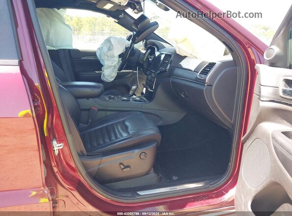 1C4RJFBGXLC304151 2020 JEEP GRAND CHEROKEE Maroon Vista interior delantera
