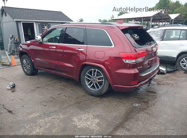 1C4RJFCG4MC757830 2021 JEEP GRAND CHEROKEE Burgundy Tył lewy