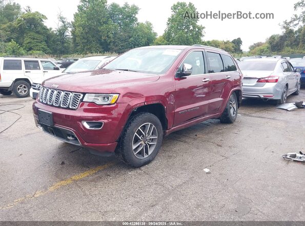 1C4RJFCG4MC757830 2021 JEEP GRAND CHEROKEE Burgundy Przód lewy