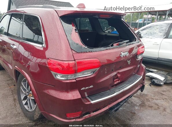 1C4RJFCG4MC757830 2021 JEEP GRAND CHEROKEE Burgundy Widok z przodu
