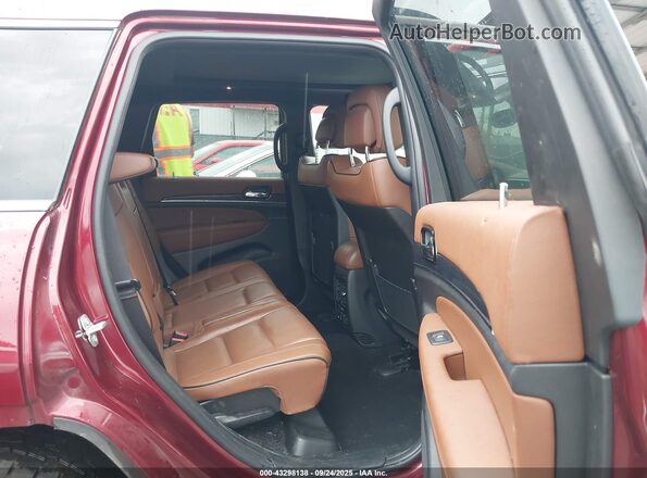 1C4RJFCG4MC757830 2021 JEEP GRAND CHEROKEE Burgundy Widok naklejki z numerem VIN