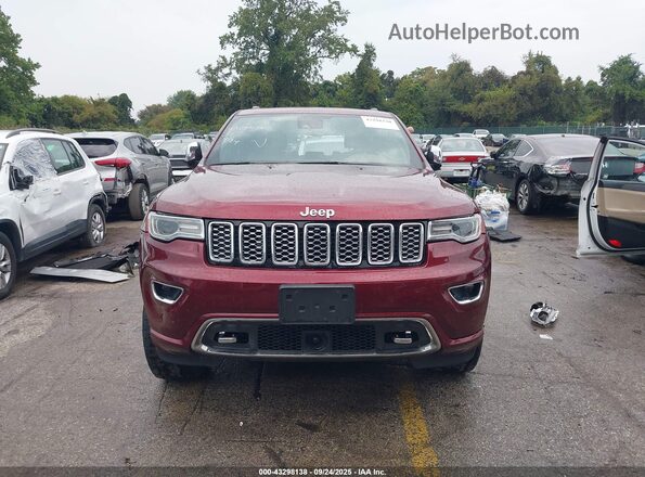 1C4RJFCG4MC757830 2021 JEEP GRAND CHEROKEE Burgundy Widok wnętrza z tyłu