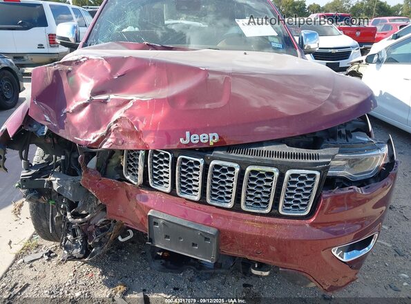 1C4RJFCTXLC238194 2020 JEEP GRAND CHEROKEE Maroon წინა ხედი