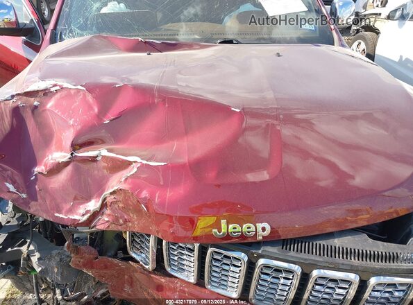 1C4RJFCTXLC238194 2020 JEEP GRAND CHEROKEE Maroon უკანა ხედი