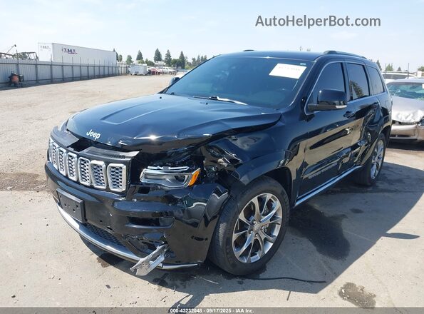 1C4RJFJT5KC848831 2019 JEEP GRAND CHEROKEE Black Առջևի ձախ երեք քառորդ տեսարան