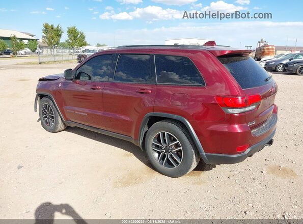 1C4RJFLG6LC116726 2020 JEEP GRAND CHEROKEE Maroon Trasero izquierdo