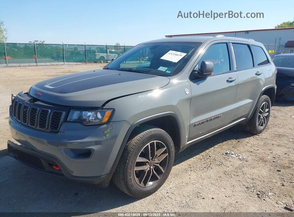 1C4RJFLG9LC288443 2020 JEEP GRAND CHEROKEE Gray Vista tres cuartos delantera izquierda