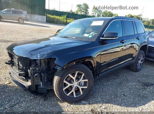 1C4RJHBG8RC236839 2024 JEEP GRAND CHEROKEE Black წინა მარცხენა ხედი სამი მეოთხედიდან