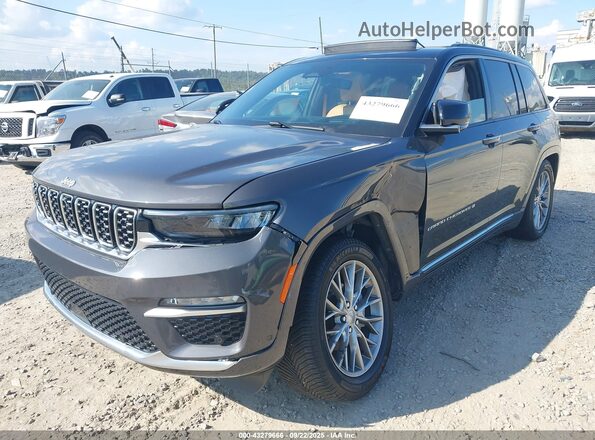 1C4RJHEGXR8522609 2024 JEEP GRAND CHEROKEE Серый Передняя левая четверть