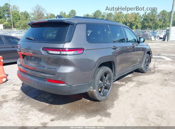 1C4RJKBG1P8712409 2023 JEEP GRAND CHEROKEE L Gray Trasero derecho