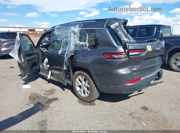 1C4RJKBG1P8713530 2023 JEEP GRAND CHEROKEE L Gray Задня ліва чверть