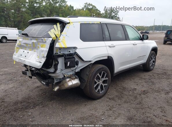 1C4RJKBG2P8876123 2023 JEEP GRAND CHEROKEE L White Задня права чверть
