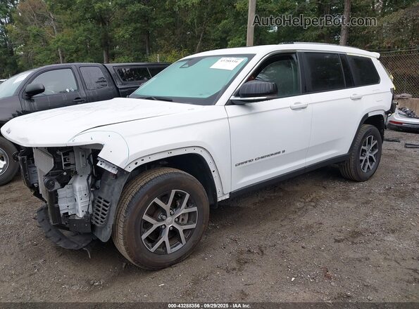 1C4RJKBG2P8876123 2023 JEEP GRAND CHEROKEE L White Передня ліва чверть
