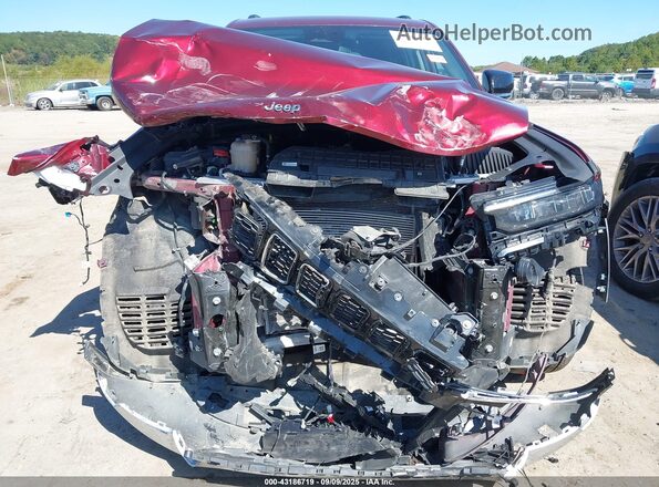 1C4RJKBG3M8162822 2021 JEEP GRAND CHEROKEE L Maroon Widok z przodu