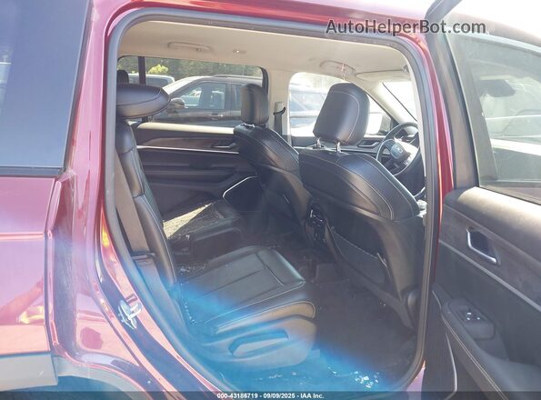 1C4RJKBG3M8162822 2021 JEEP GRAND CHEROKEE L Maroon Widok naklejki z numerem VIN