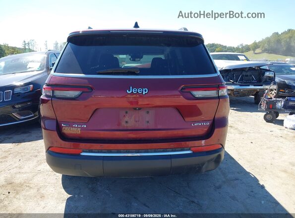 1C4RJKBG3M8162822 2021 JEEP GRAND CHEROKEE L Maroon 