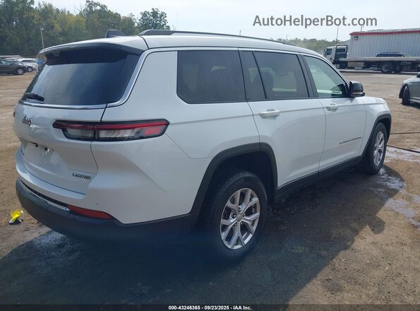 1C4RJKBG3N8531213 2022 JEEP GRAND CHEROKEE L White Rear right