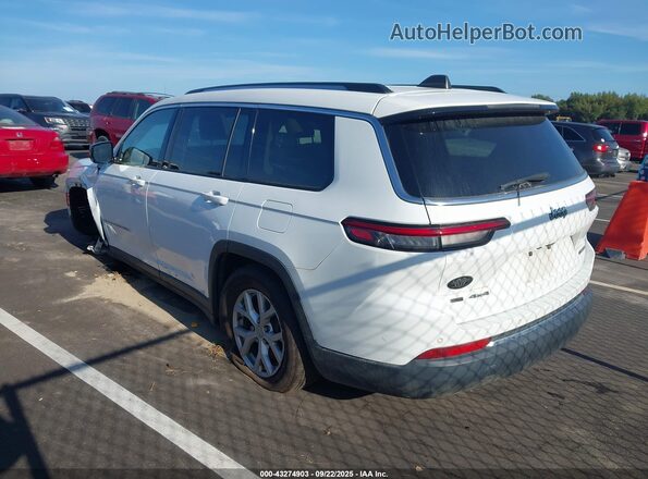 1C4RJKBG5M8113248 2021 JEEP GRAND CHEROKEE White Trasero izquierdo