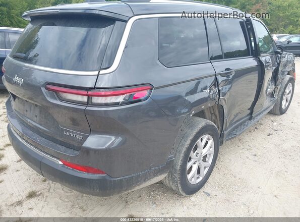1C4RJKBG5N8514090 2022 JEEP GRAND CHEROKEE L Gray Задня права чверть