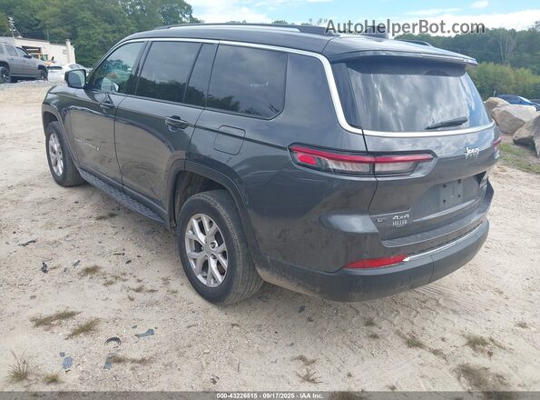 1C4RJKBG5N8514090 2022 JEEP GRAND CHEROKEE L Gray Задня ліва чверть