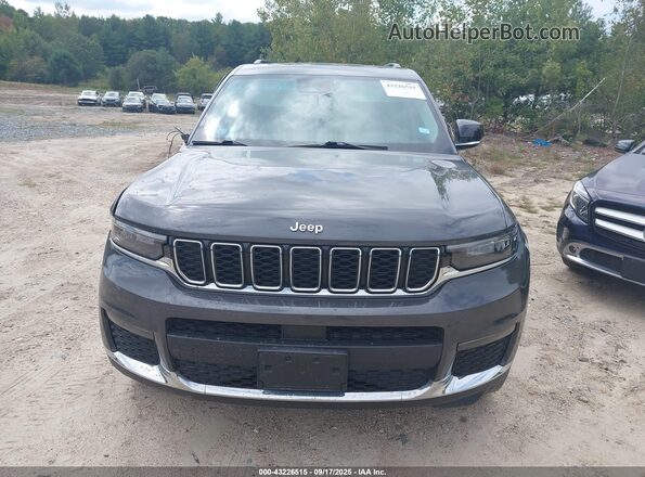 1C4RJKBG5N8514090 2022 JEEP GRAND CHEROKEE L Gray Вид щитка приладів