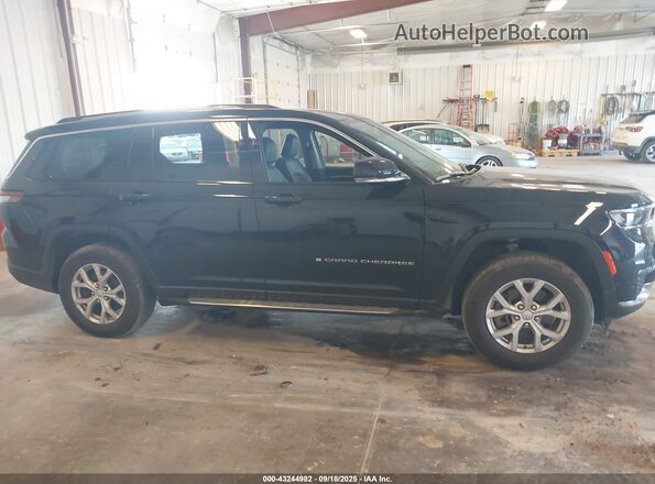 1C4RJKBG8P8840100 2023 JEEP GRAND CHEROKEE L Black Widok wnętrza z tyłu