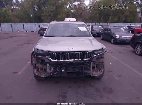 1C4RJKBG9M8105654 2021 JEEP GRAND CHEROKEE L Silver Instrument cluster view