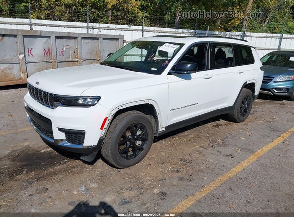 1C4RJKBGXP8838834 2023 JEEP GRAND CHEROKEE L White Vista tres cuartos delantera izquierda