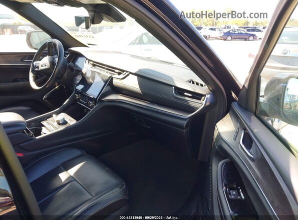 1C4RJKDG5M8166335 2021 JEEP GRAND CHEROKEE L Black Front interior view