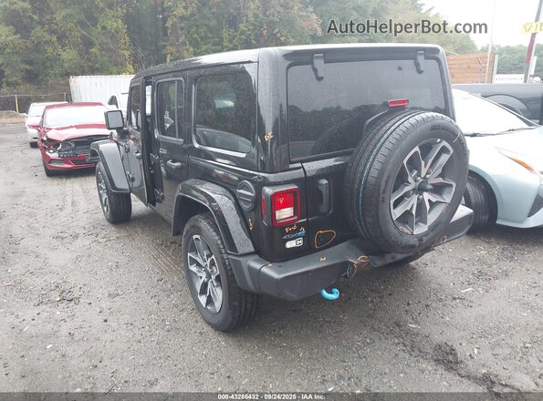 1C4RJXN60RW282497 2024 JEEP WRANGLER Черный Задняя левая четверть