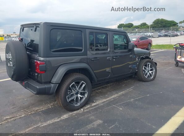 1C4RJXN61SW591255 2025 JEEP WRANGLER Gray Задня права чверть