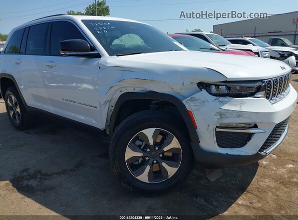 1C4RJYB66N8717967 2022 JEEP GRAND CHEROKEE 4XE White წინა ხედი