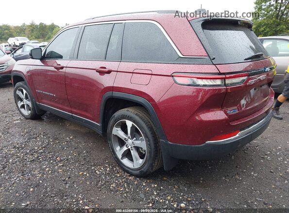 1C4RJYB68PC649848 2023 JEEP GRAND CHEROKEE 4XE Maroon Задня ліва чверть