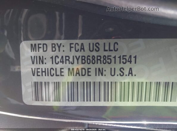 1C4RJYB68R8511541 2024 JEEP GRAND CHEROKEE 4XE Gray Вид підкапотного простору