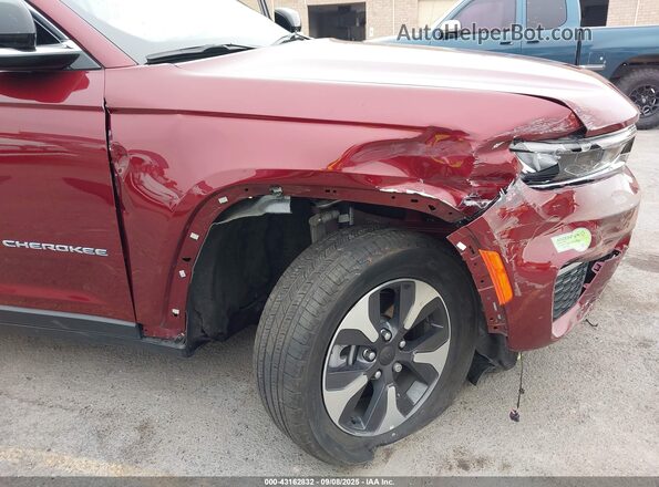 1C4RJYB69N8760084 2022 JEEP GRAND CHEROKEE Red Դիմացի տեսք