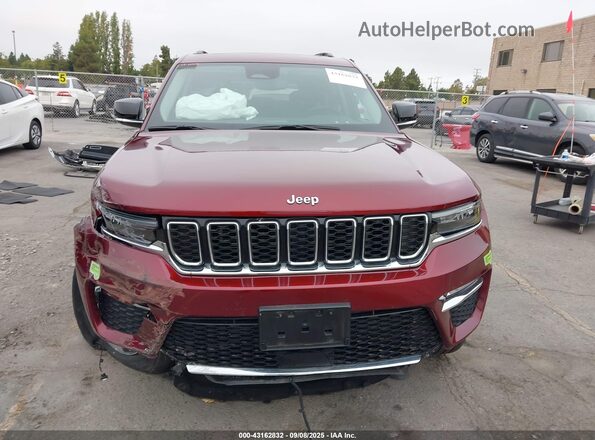 1C4RJYB69N8760084 2022 JEEP GRAND CHEROKEE Red Սարքավորումների վահանակի տեսք