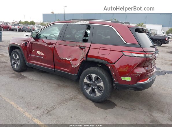 1C4RJYB69N8760084 2022 JEEP GRAND CHEROKEE Red Հետևի ձախ