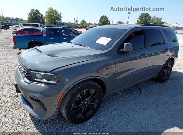 1C4SDHCT3NC229280 2022 DODGE DURANGO Gray Առջևի ձախ երեք քառորդ տեսարան
